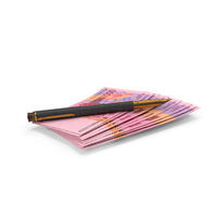 African 1000 Francs Money Notes Currency Bill Ground Spread Pen PNG & PSD Images