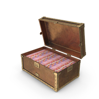 African 1000 Francs Money Treasure Box PNG & PSD Images