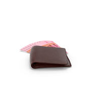 Brown Wallet African 1000 Francs Money Bills PNG & PSD Images