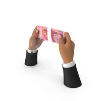 Cut Split African 1000 Francs Money Cash Hand Hold PNG & PSD Images