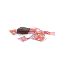 Pile African 1000 Francs Money Currency Wallet Ground PNG & PSD Images