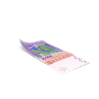 African 10000 Francs Money Note Single Ground PNG & PSD Images