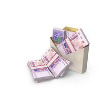 Envelop With African 10000 Francs Money Notes Currency Lots PNG & PSD Images