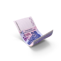 Falling African 10000 Francs Money Notes Currency Note PNG & PSD Images