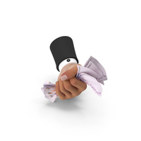 Fist African 10000 Francs Money Notes Bill Hand Hold PNG & PSD Images