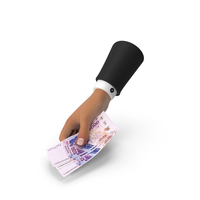 Hand Give Money Bill African 10000 Francs PNG & PSD Images