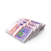 Lots Ground African 10000 Francs Money Notes PNG & PSD Images