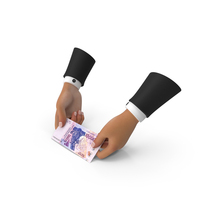 Single African 10000 Francs Money Note Give Hand Hold PNG & PSD Images