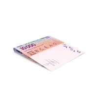 Single African 10000 Francs Proper Fold Ground PNG & PSD Images