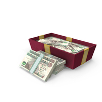 Gift Box Full Of Egypt 100 Pounds Money Notes PNG & PSD Images