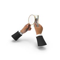 Hand Holding Magify Find Egypt 100 Pounds Note PNG & PSD Images