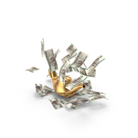 Magic Lamp Egypt 100 Pounds Money Falling PNG & PSD Images