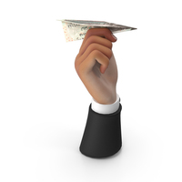 Paper Plane Egypt 100 Pounds Note Hand Hold PNG & PSD Images