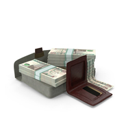 Wallet Bag Open Bill Egypt 100 Pounds Money PNG & PSD Images