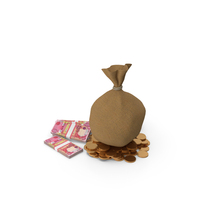 Iraq 25000 Dinars Money Bag Gold Lots PNG & PSD Images