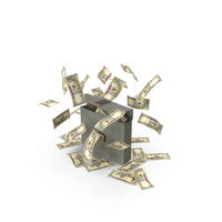 Briefcase Iraq 50000 Dinars Money Falling Currency PNG & PSD Images