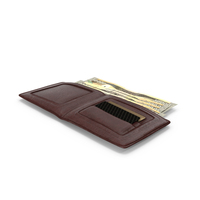Wallet Open Currency Bill Iraq 50000 Dinars Money PNG & PSD Images