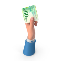 Rising Hand Holding Israel 50 Shekels Note PNG & PSD Images