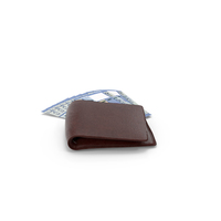 Brown Wallet Lebanese 50000 Livres Money Bills PNG & PSD Images