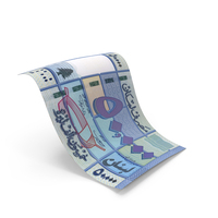 Lebanese 50000 Livres Money Note Falling PNG & PSD Images