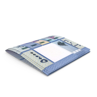 Money Two Lebanese 50000 Livres Note Fold PNG & PSD Images