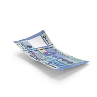Lebanese 50000 Livres Money Falling Single Note Ground PNG & PSD Images