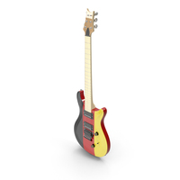 German Flag Electric Guitar PNG & PSD Images