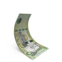Saudi 50 Riyals Falling Money Note PNG & PSD Images
