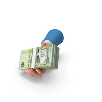 Saudi 50 Riyals Holding Giving Bill Money PNG & PSD Images