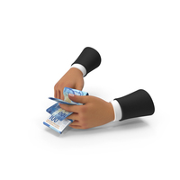 Counting Swiss 100 Francs Money Notes Hand Hold PNG & PSD Images