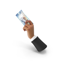 Left Hand Holding Swiss 100 Francs Note Money PNG & PSD Images