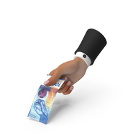Right Hand Giving Swiss 100 Francs Note Money PNG & PSD Images