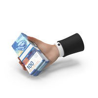 Swiss 100 Francs Holding Giving Bill Money PNG & PSD Images