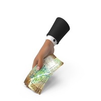 Giving Swiss 200 Francs Money Bill Hand Hold PNG & PSD Images