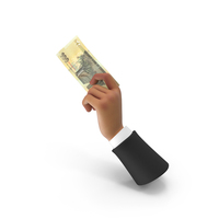 Left hand Holding Zimbabwe 100 Dollars Note Money PNG & PSD Images