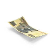 Zimbabwe 100 Dollars Money Falling Single Note Ground PNG & PSD Images