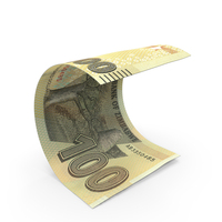 Zimbabwe 100 Dollars Money Note Bend PNG & PSD Images