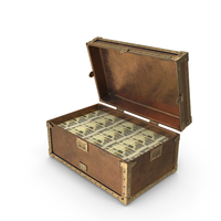 Zimbabwe 100 Dollars Money Treasure Box Treasure PNG & PSD Images