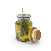 Jar Of Rosemary Oil PNG & PSD Images