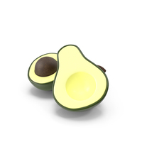 Avocado Cut Off Pease Icon PNG & PSD Images