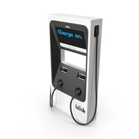 Blink Electric Vehicle Charging Station PNG & PSD Images