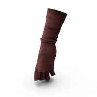 Women Vintage Costume Gloves Right PNG & PSD Images