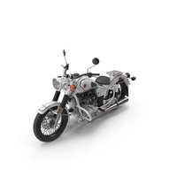 White Retro Motorcycle Ural M70 PNG & PSD Images