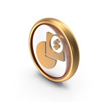 Pie Chart Dollar Share Money Manage Glass Coin PNG & PSD Images