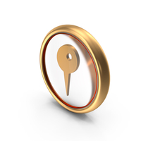Pin Design Glass Coin PNG & PSD Images