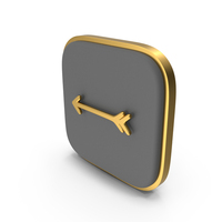 Fancy Arrow Square Coin PNG & PSD Images