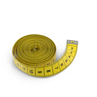 Curled Tape Measure PNG & PSD Images