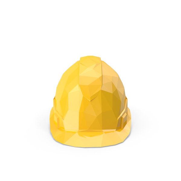 Low Poly Hard Hat PNG & PSD Images