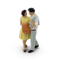 Miniature Toy Couple PNG & PSD Images