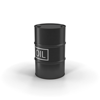 Oil Barrel with Label PNG & PSD Images